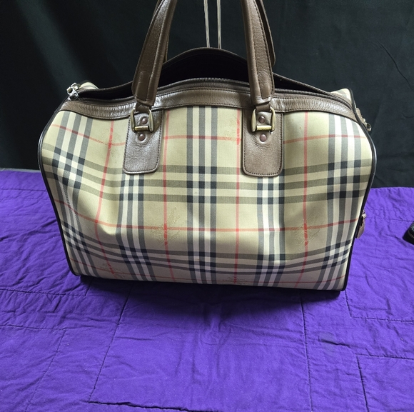 BURBERRYS DUFFLE TRAVEL BAG - Picture 2 of 13